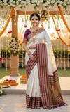 Swet By Aab Soft Silk Jacquard Pattern Work Saree 